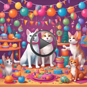 Suno AI-generated song for a pet party ad prompt (Result 1)
