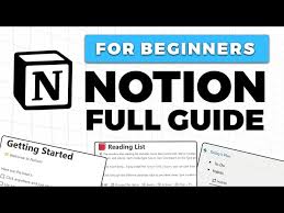 Beginner Guide To Notion
